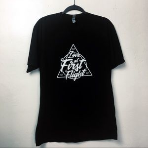 FYR Love the Firt Flight | Graphic T Shirt Black L